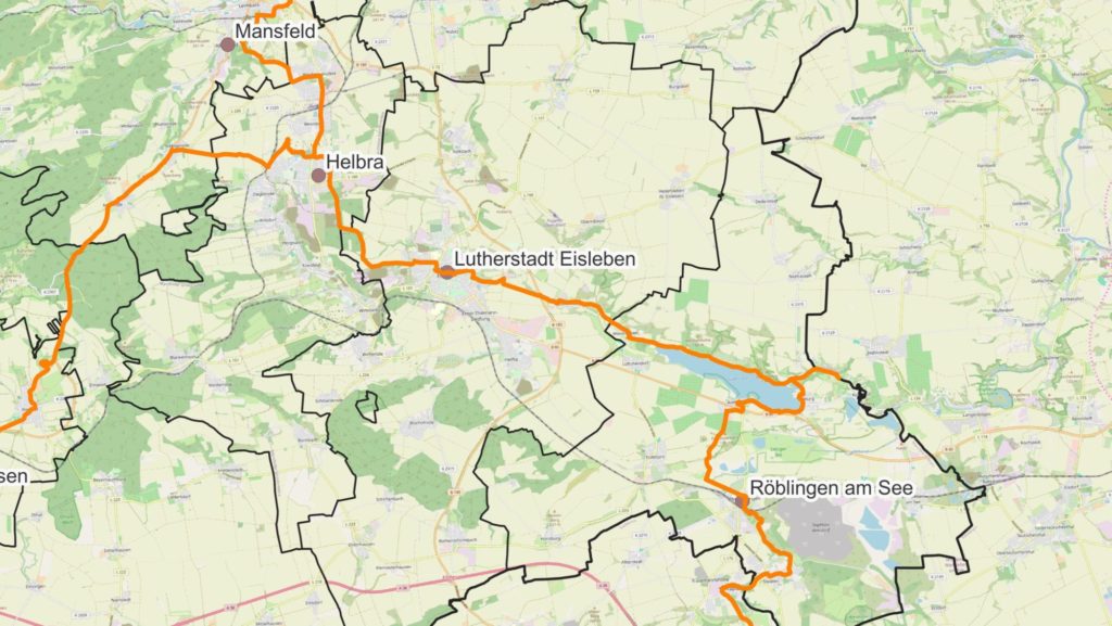Kupferspuren Radweg Eisleben 2025, © SEG Kupferspuren Radweg Eisleben 2025