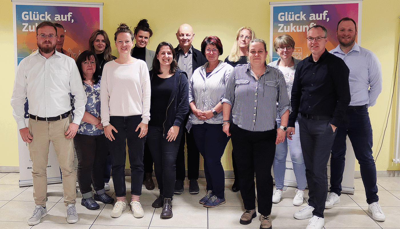 Nach einem Vortrag von Thomas Kuscher vom Landeskompetenzzentrum Pflege Digital Sachsen-Anhalt fand eine intensive Diskussion zum Thema “Telematik-Infrastruktur” gemeinsam mit den Teilnehmenden statt.